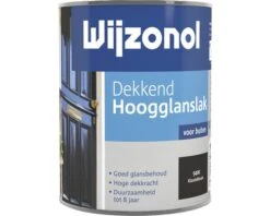 WIJZONOL Dekkend Hoogglanslak Klassiekbruin 9400 750 Ml