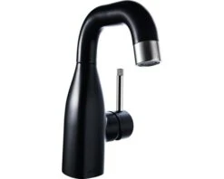 AVITAL Wastafelkraan Lay Mat Zwart