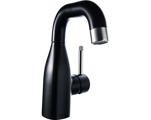 AVITAL Wastafelkraan Lay Mat Zwart 3 AVITAL Wastafelkraan Lay Mat Zwart