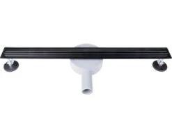 Douchegoot Geborsteld Met Flens 70 Cm Mat Zwart