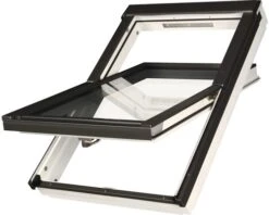 ARON Dakraam Hout Type 12 (bxh) 134x98 Cm Wit Gelakt