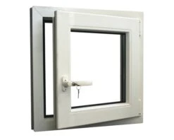 ARON Basic Kunststof Raamvenster Draai Kiep Rechts Crème Wit (b X H) 90 X 120 Cm