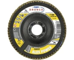DRONCO Lamellenschuurschijf Perfect Alox Power K80 Ø 125 Mm