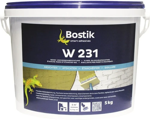 Bostik W 231 2K Wand- En Vloerafdichting 5 Kg 3 Bostik W 231 2K Wand- En Vloerafdichting 5 Kg