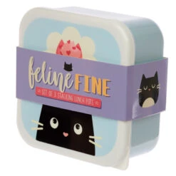 Lunchboxen Set M/L/XL - Feline Fine Kat -Safarica Sioux-winkel d593a1fbd18de478e3fc35d874e0fc557cd38720