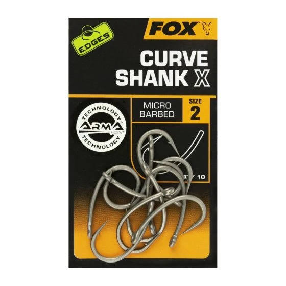 Fox - Edges Curve Shank X Hooks 3 Fox - Edges Curve Shank X Hooks