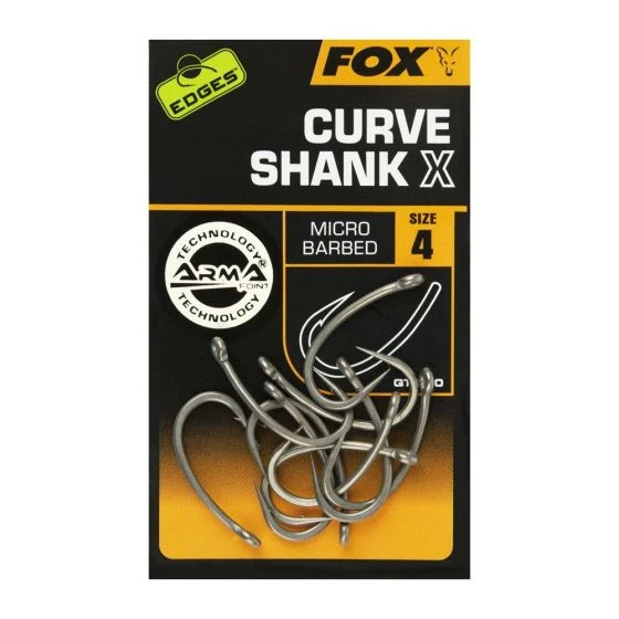 Fox - Edges Curve Shank X Hooks 5 Fox - Edges Curve Shank X Hooks - Afbeelding 3