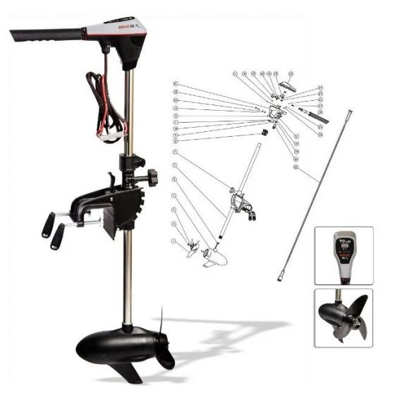 Rhino - Electric Outboard Motor - BLX 70 2 Rhino - Electric Outboard Motor - BLX 70